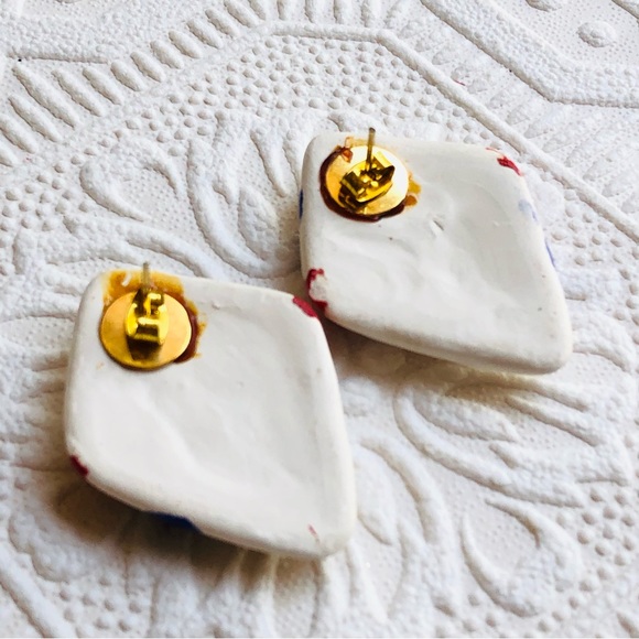 Vintage Handmade Earrings - Picture 9 of 11